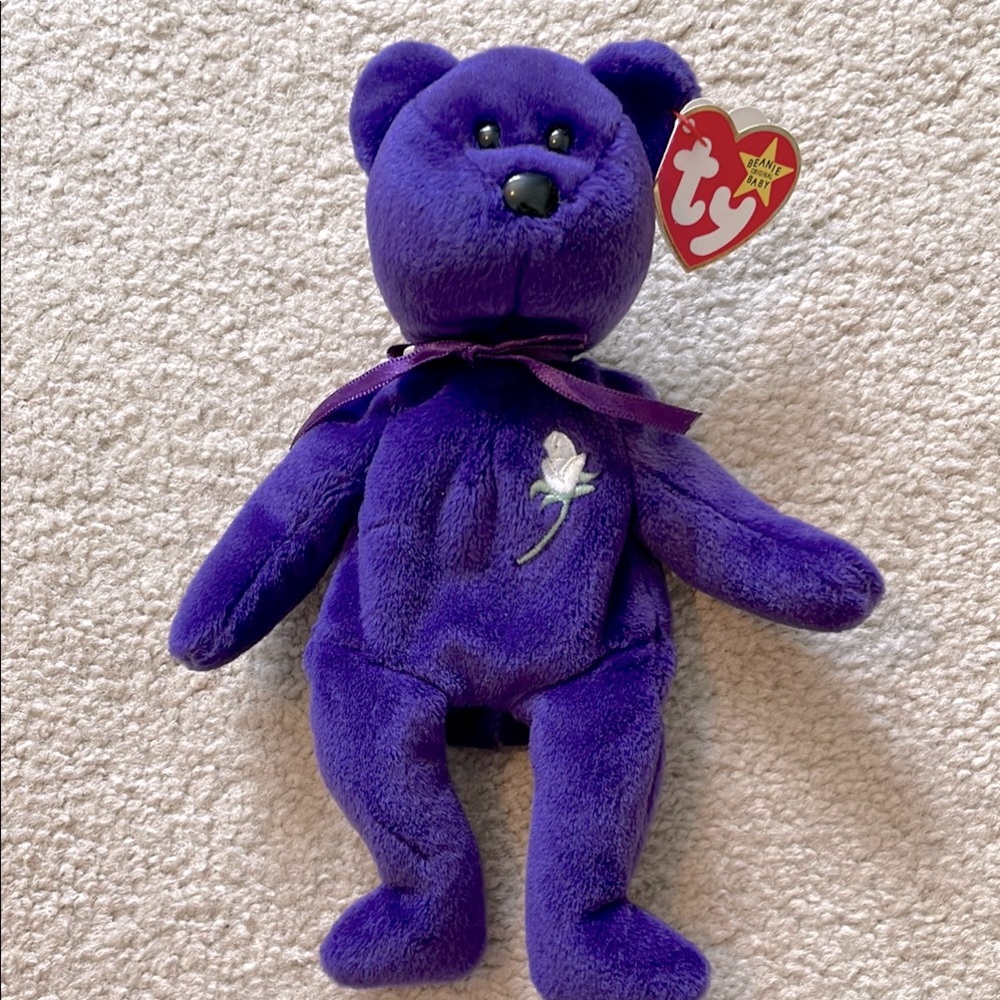 TY Beanie Baby Princess Diana Memorial Bear